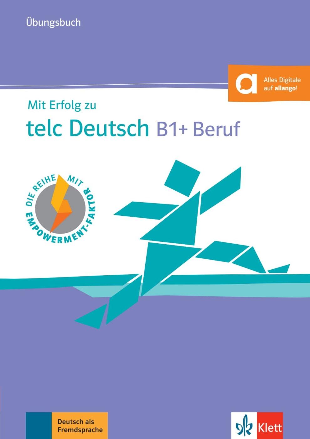 Vorderes Coverbild Mit Erfolg zu telc Deutsch B1+ Beruf