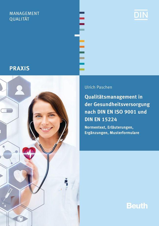 Vorderes Coverbild Qualitätsmanagement in der Gesundheitsversorgung nach DIN EN ISO 9001 und DIN EN 15224