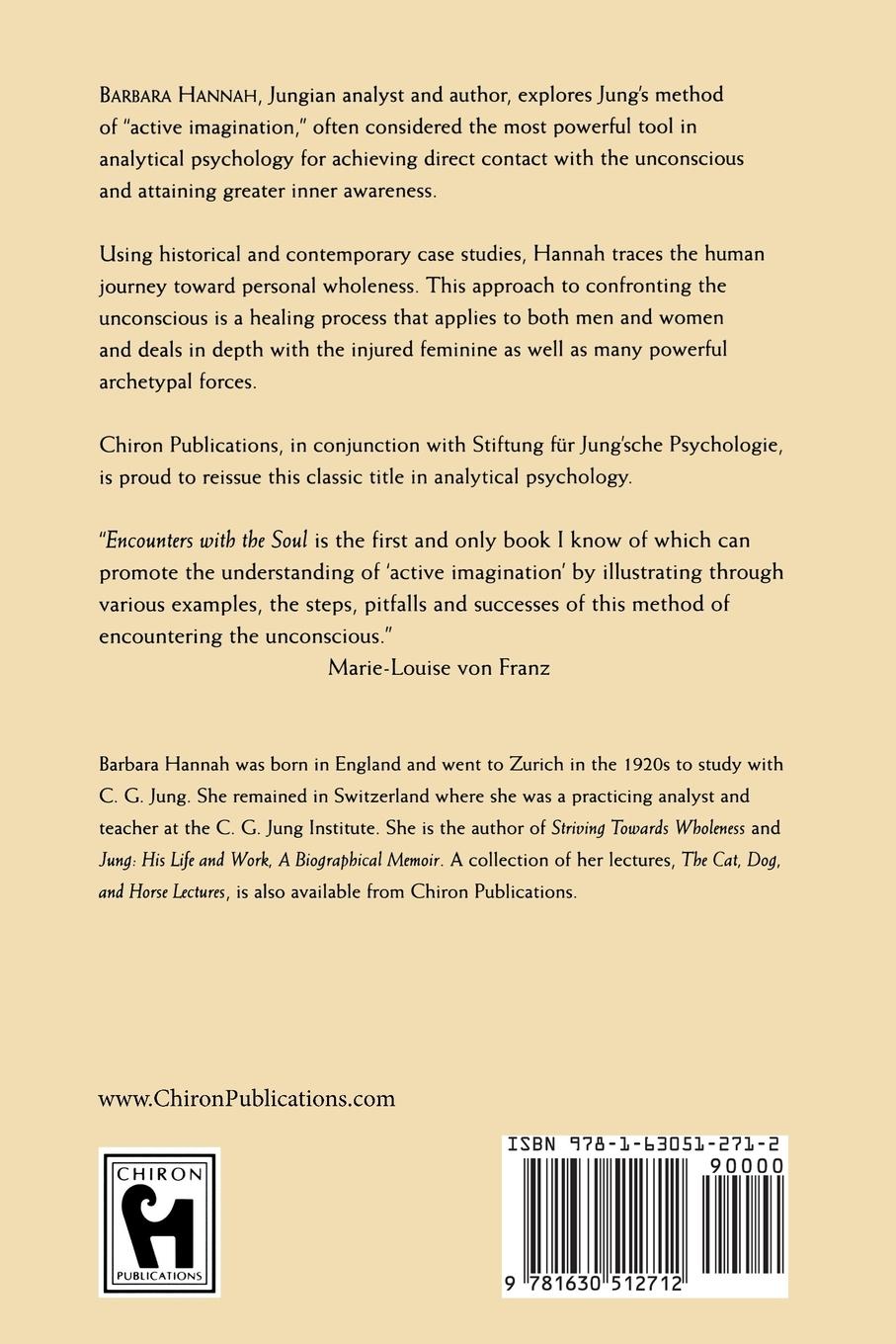 Rückseitencover Encounters with the Soul