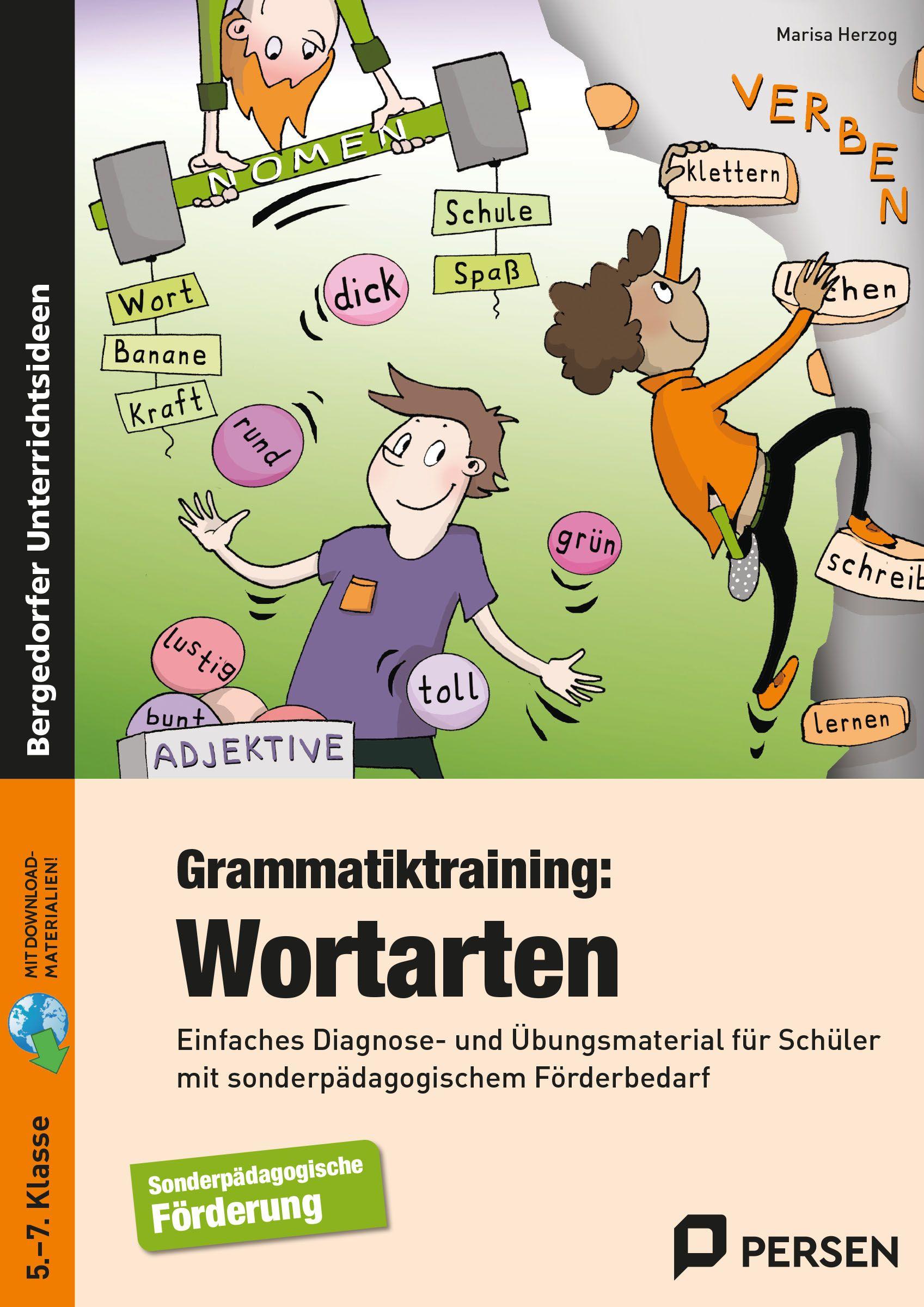 Vorderes Coverbild Grammatiktraining: Wortarten