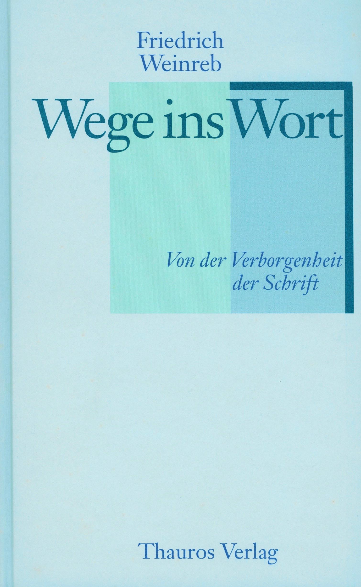 Vorderes Coverbild Wege ins Wort