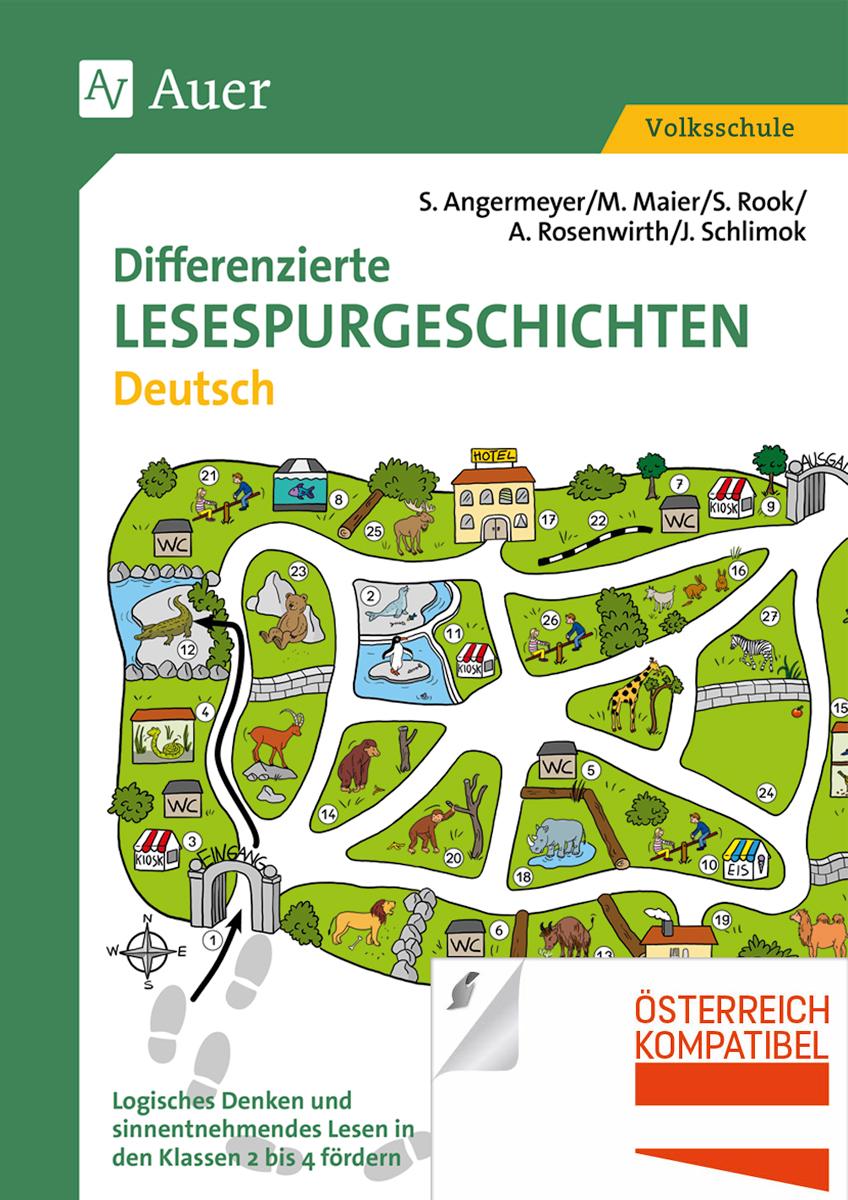 Vorderes Coverbild Differenzierte Lesespurgeschichten Deutsch