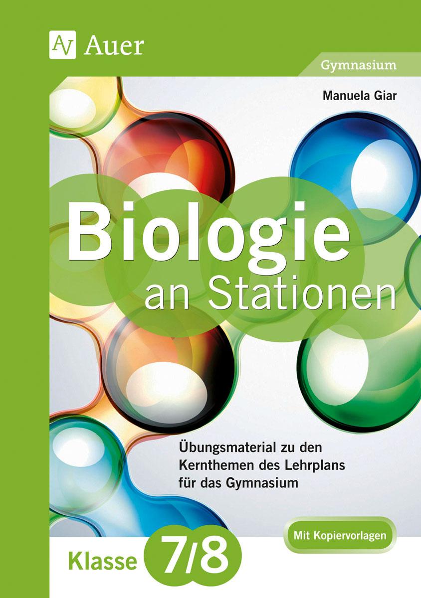 Vorderes Coverbild Biologie an Stationen 7-8 Gymnasium