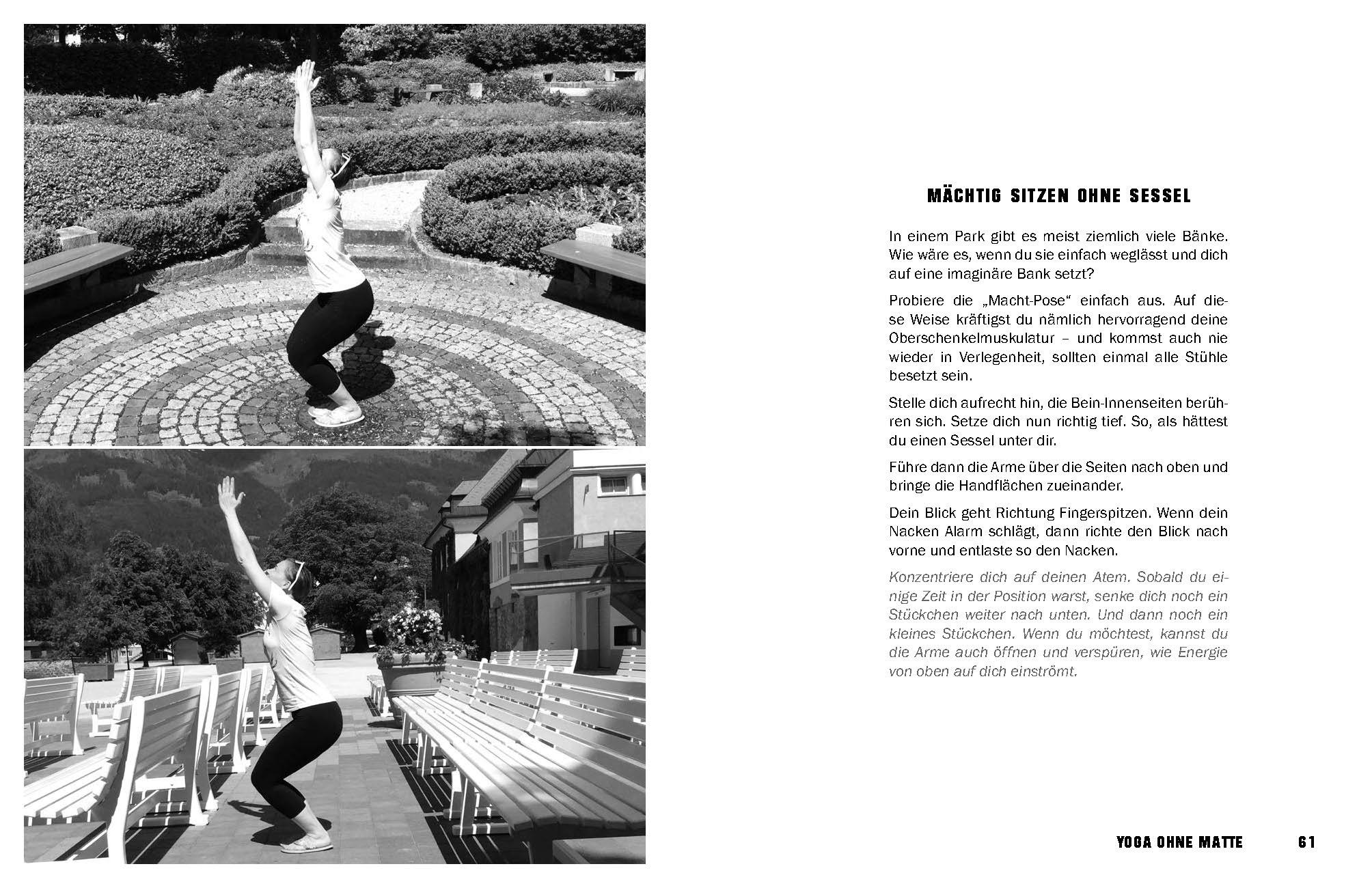 Beispielinhalt (Bild) FREE YOGA Jederzeit an jedem Ort - 50 Yoga-Routinen ohne Matte