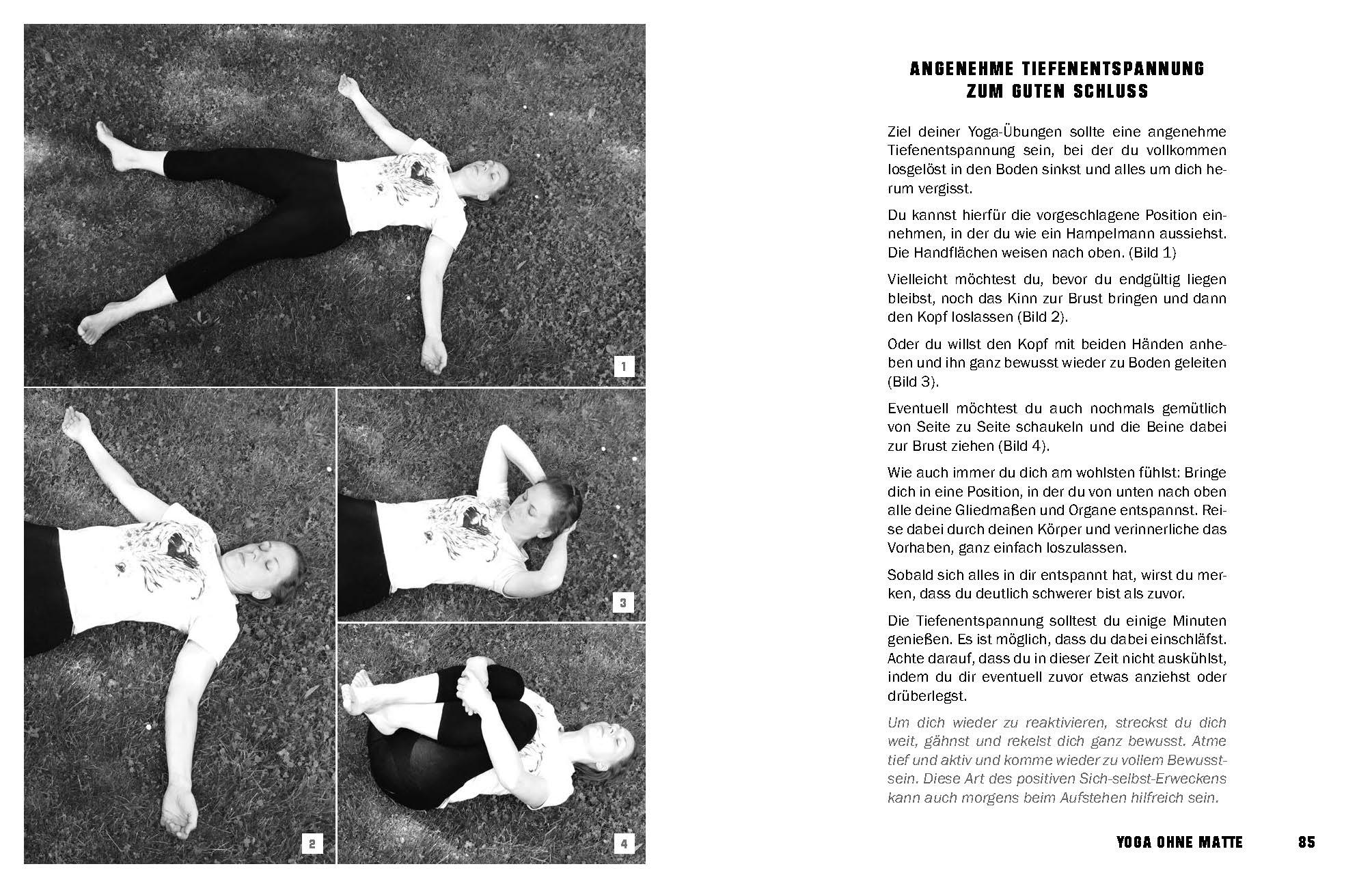 Beispielinhalt (Bild) FREE YOGA Jederzeit an jedem Ort - 50 Yoga-Routinen ohne Matte