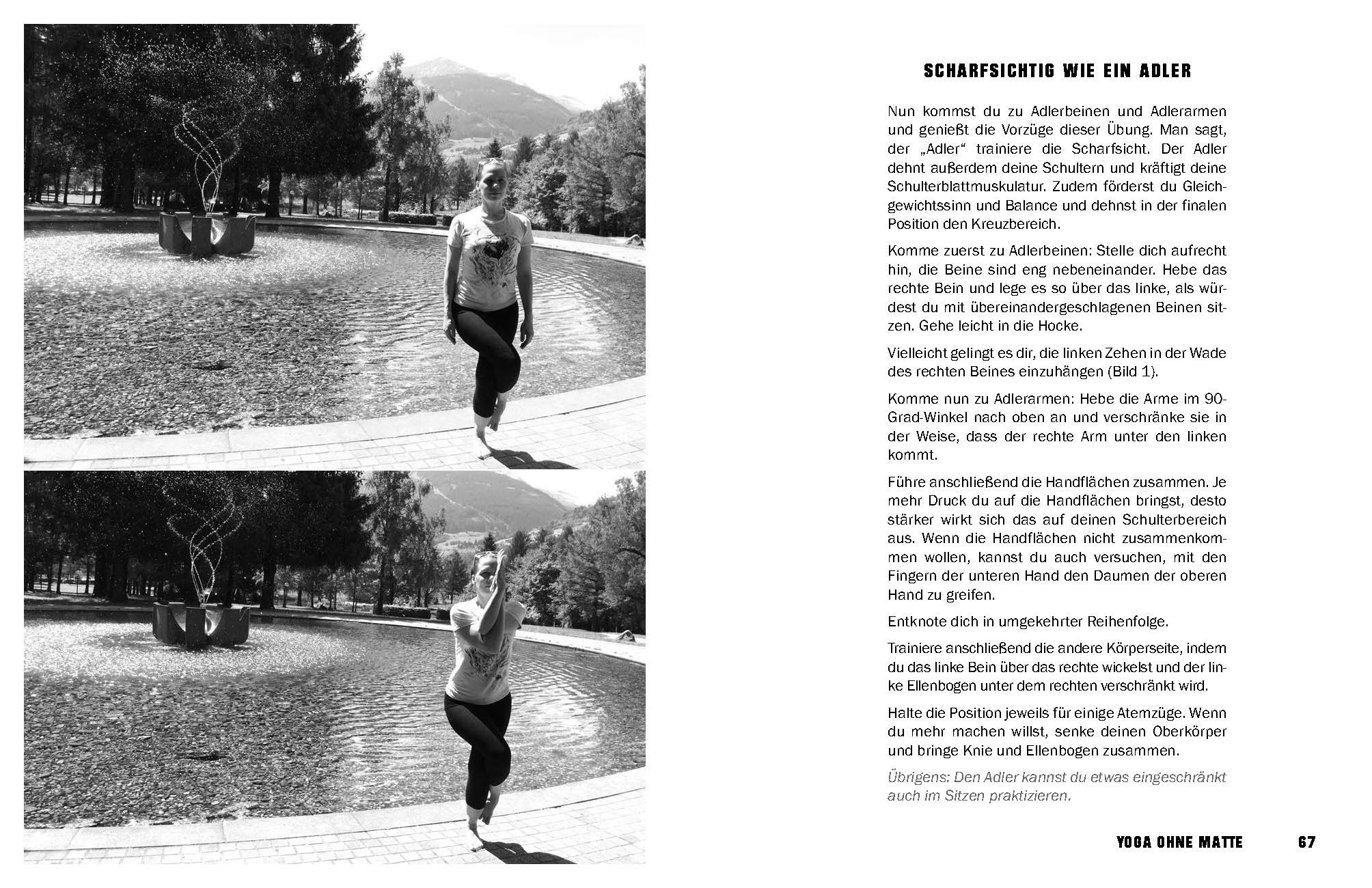 Beispielinhalt (Bild) FREE YOGA Jederzeit an jedem Ort - 50 Yoga-Routinen ohne Matte