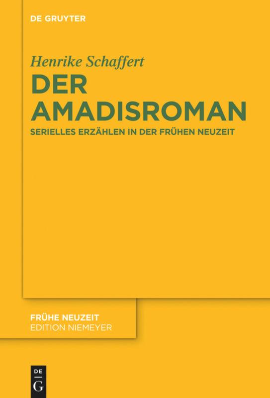 Vorderes Coverbild Der Amadisroman