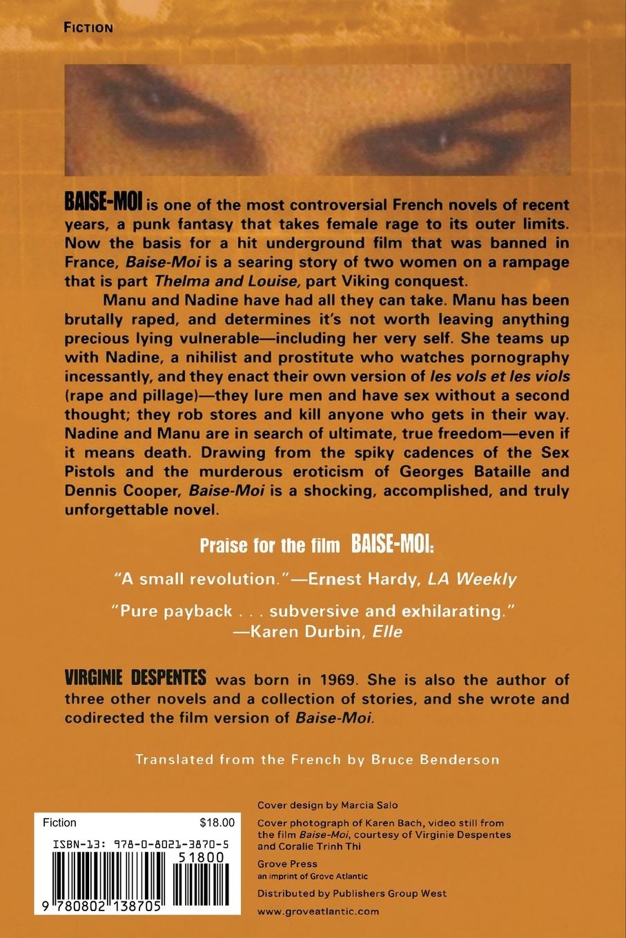 Rückseitencover Baise-Moi (Rape Me)