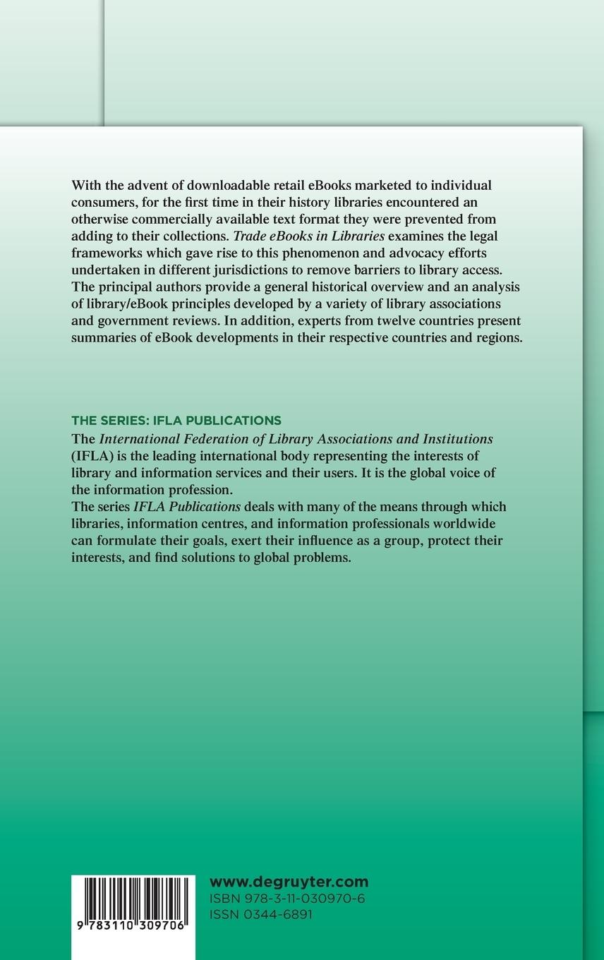 Rückseitencover Trade eBooks in Libraries