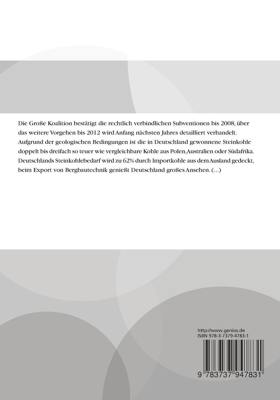 Rückseitencover Deutsche Steinkohle