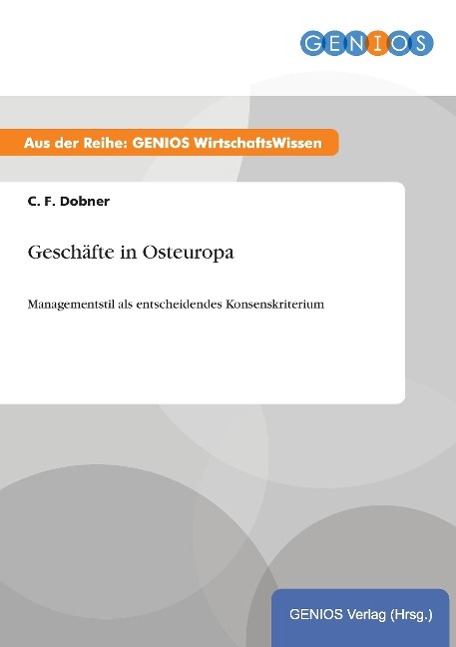 Vorderes Coverbild Geschäfte in Osteuropa
