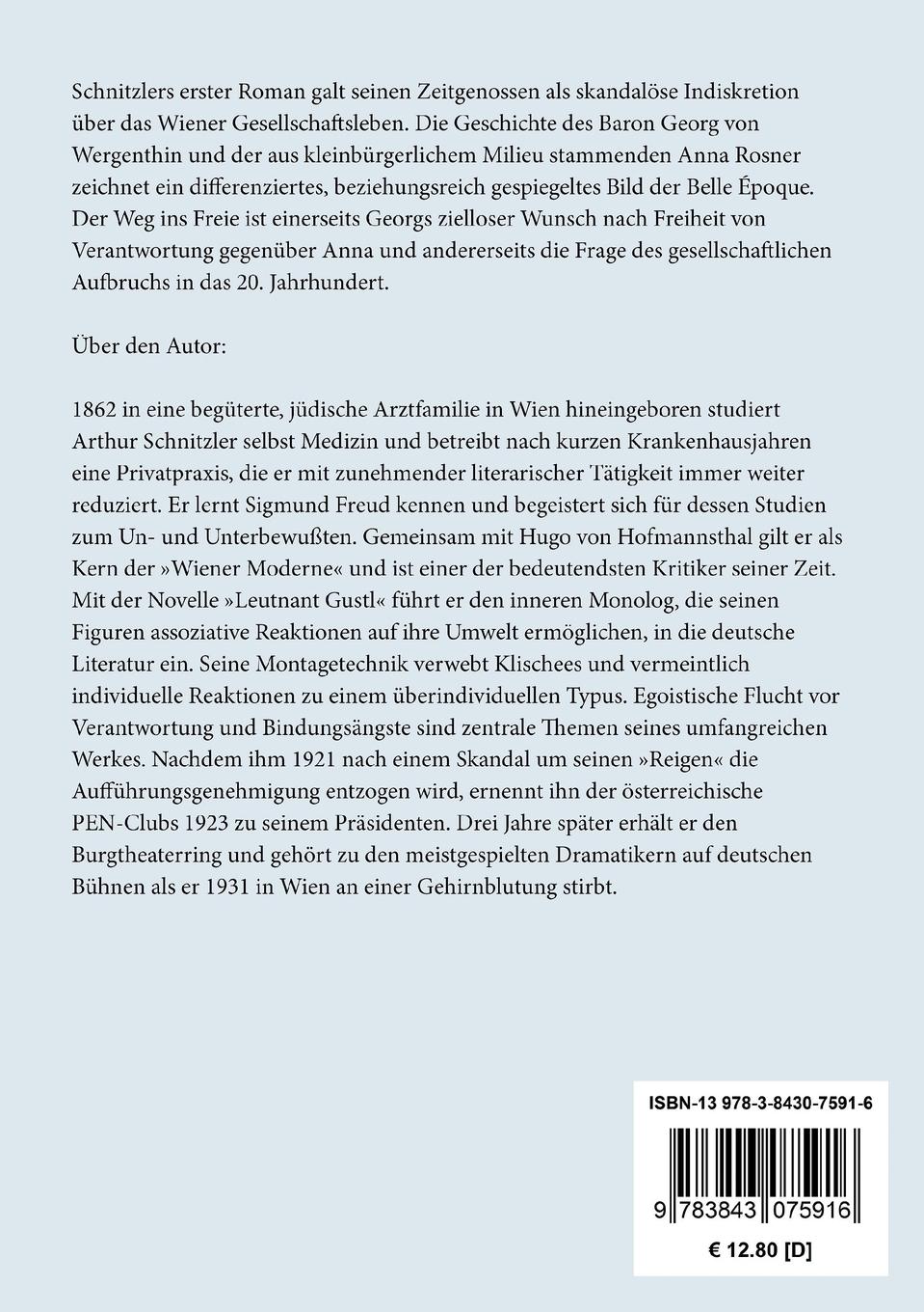 Rückseitencover Der Weg ins Freie