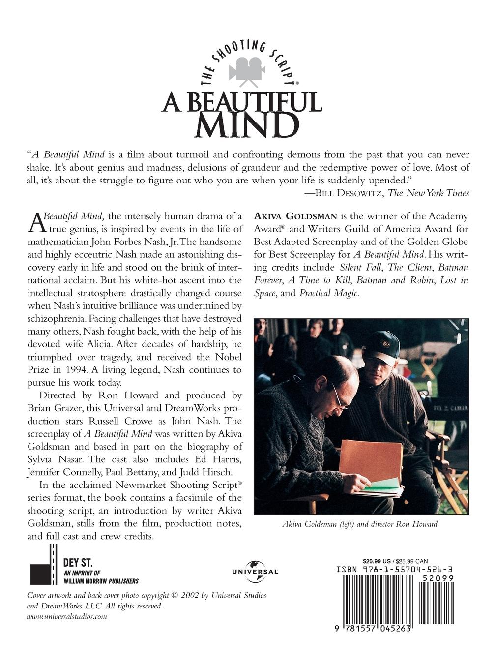 Rückseitencover Beautiful Mind, A