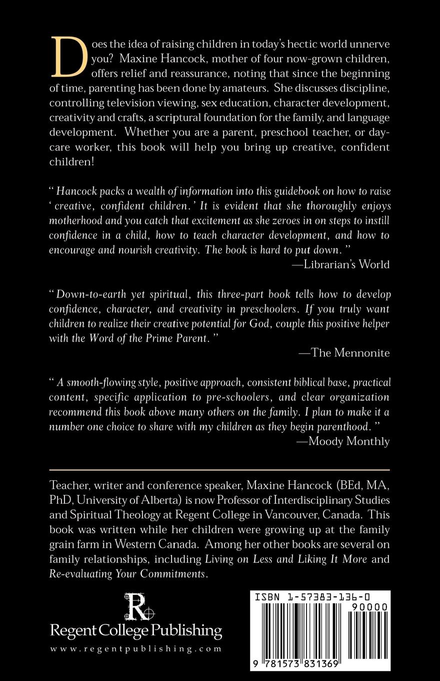 Rückseitencover Creative, Confident Children