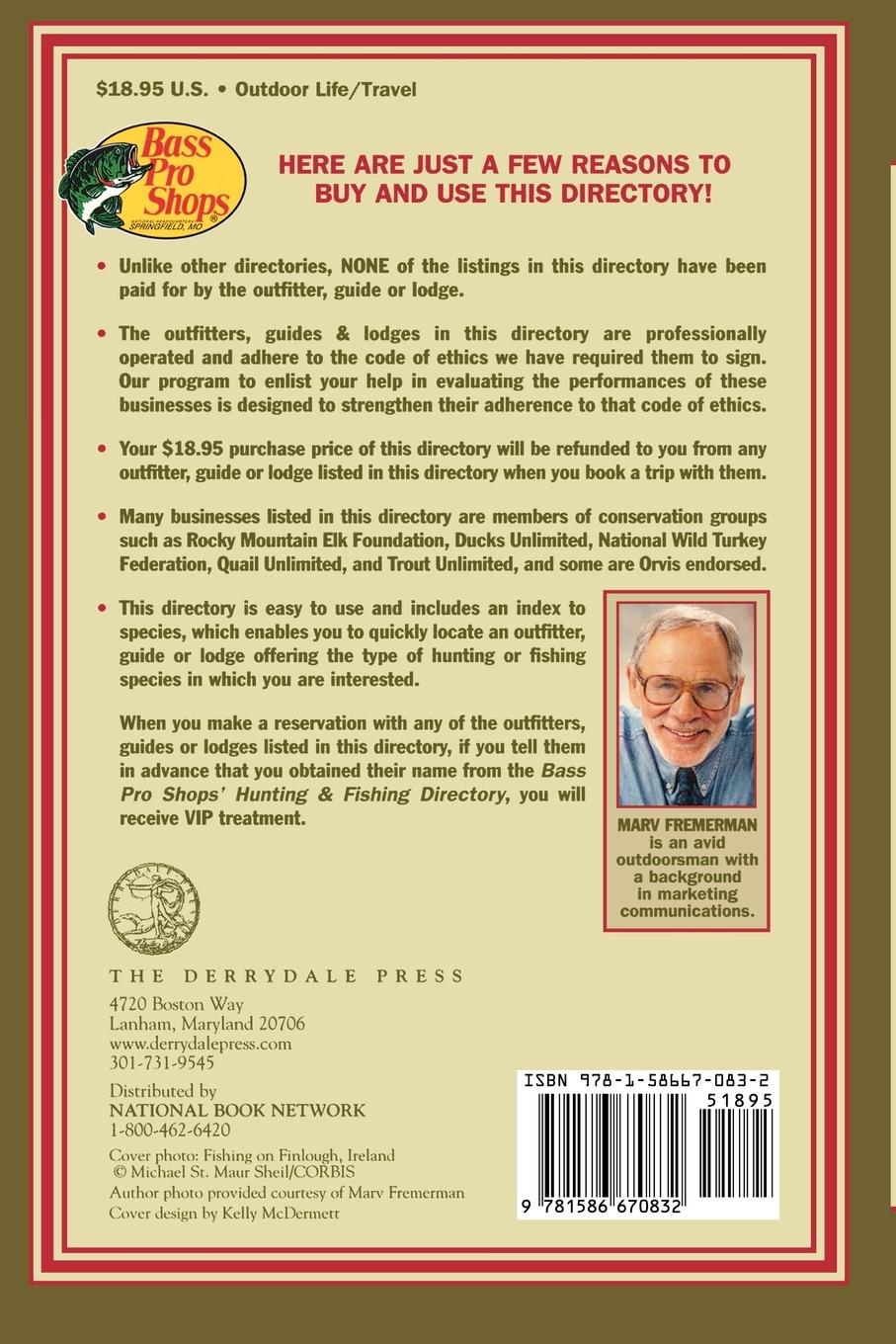 Rückseitencover Bass Pro Shops Hunting and Fishing Directory