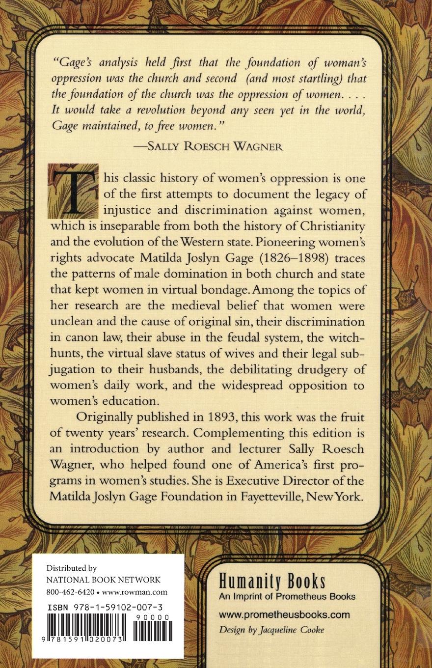 Rückseitencover Woman, Church, and State