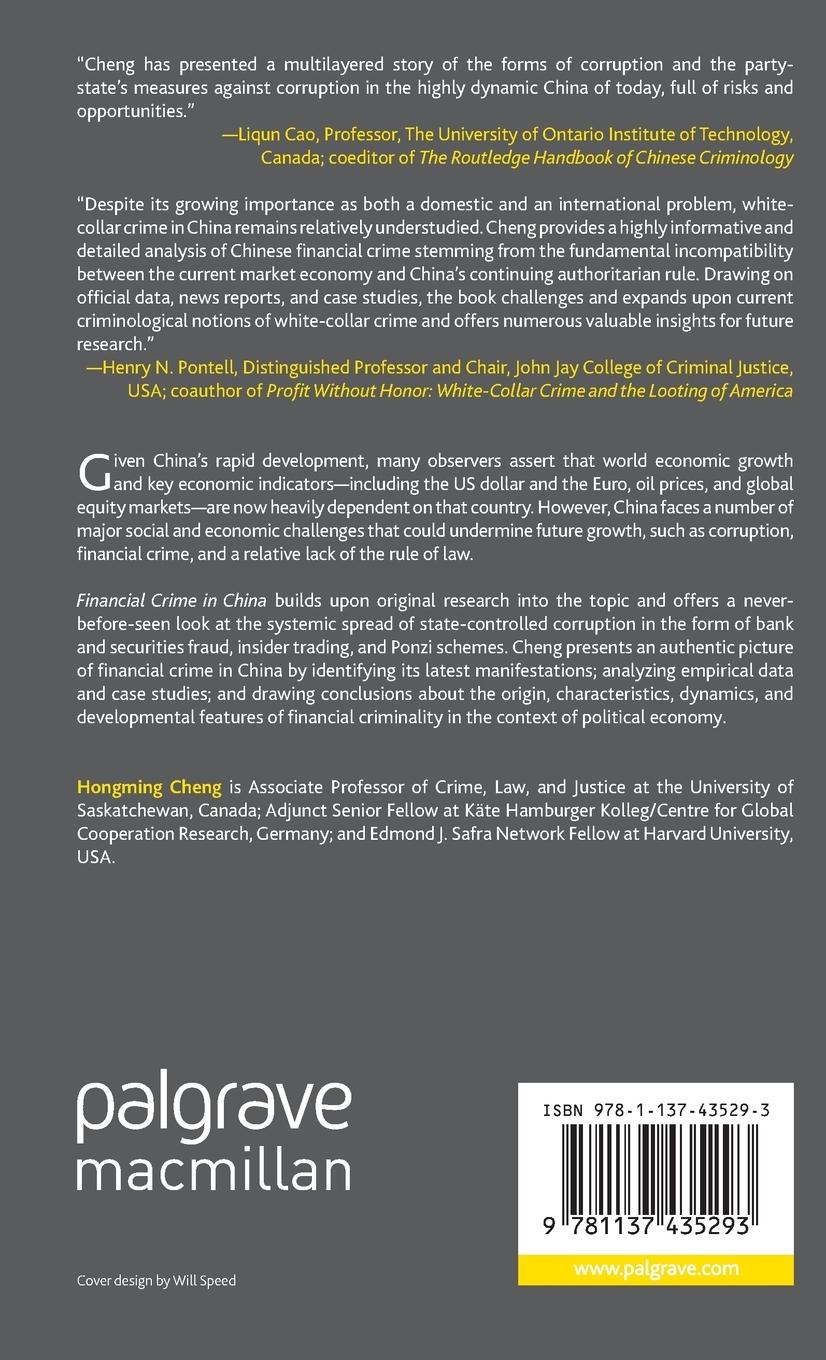 Rückseitencover Financial Crime in China