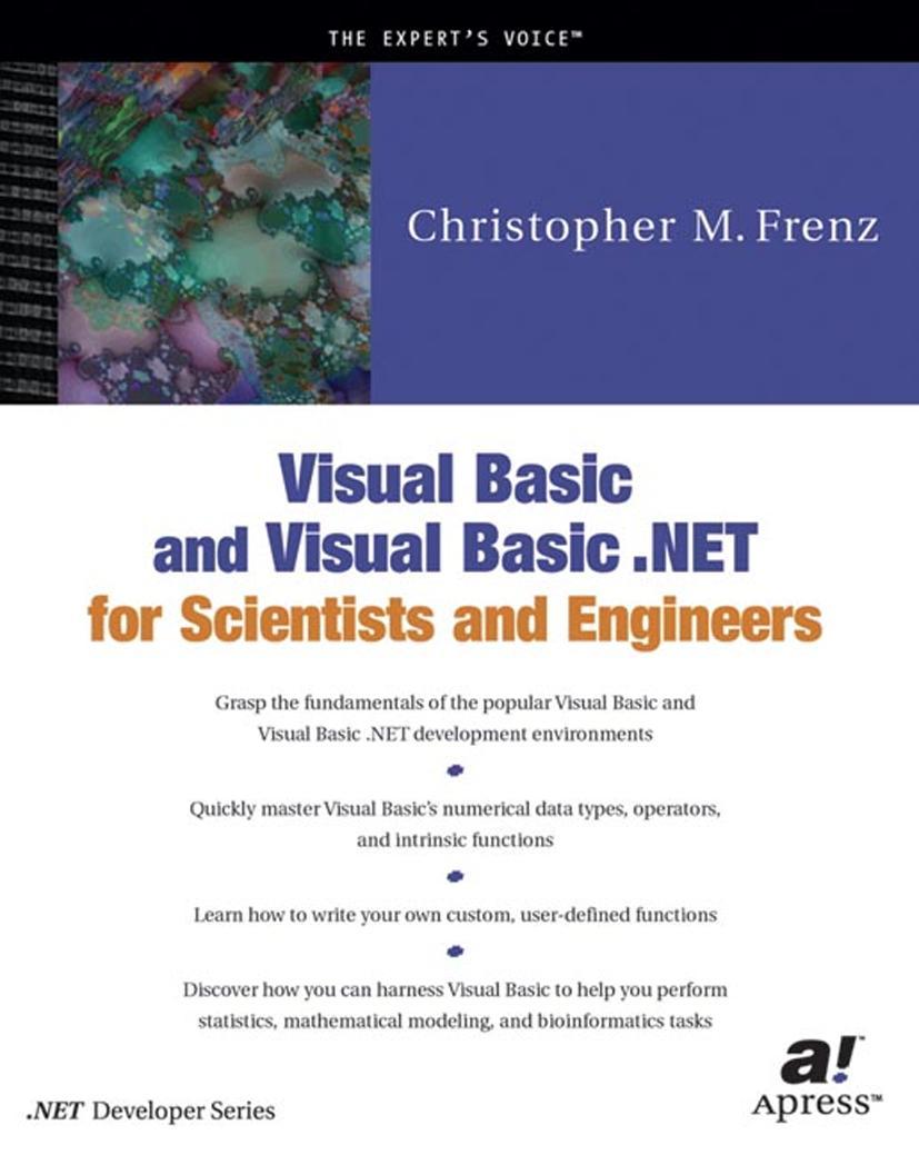 Vorderes Coverbild Visual Basic and Visual Basic .NET for Scientists and Engineers