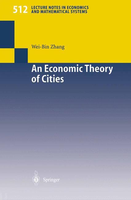 Vorderes Coverbild An Economic Theory of Cities