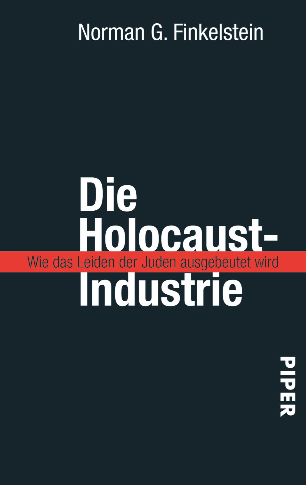 Vorderes Coverbild Die Holocaust-Industrie