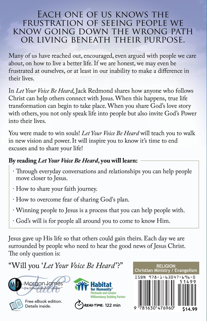 Rückseitencover Let Your Voice Be Heard