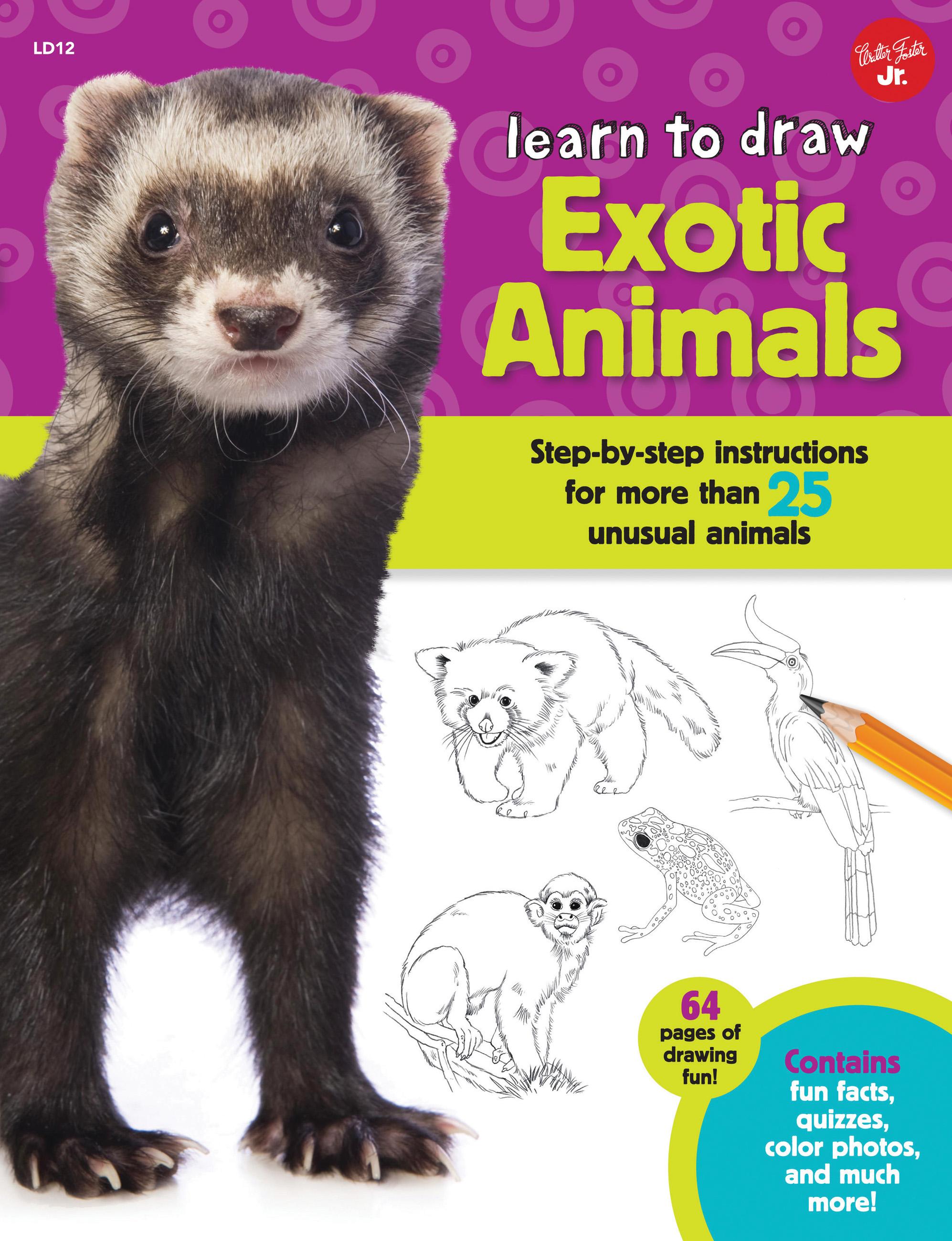 Vorderes Coverbild Learn to Draw Exotic Animals