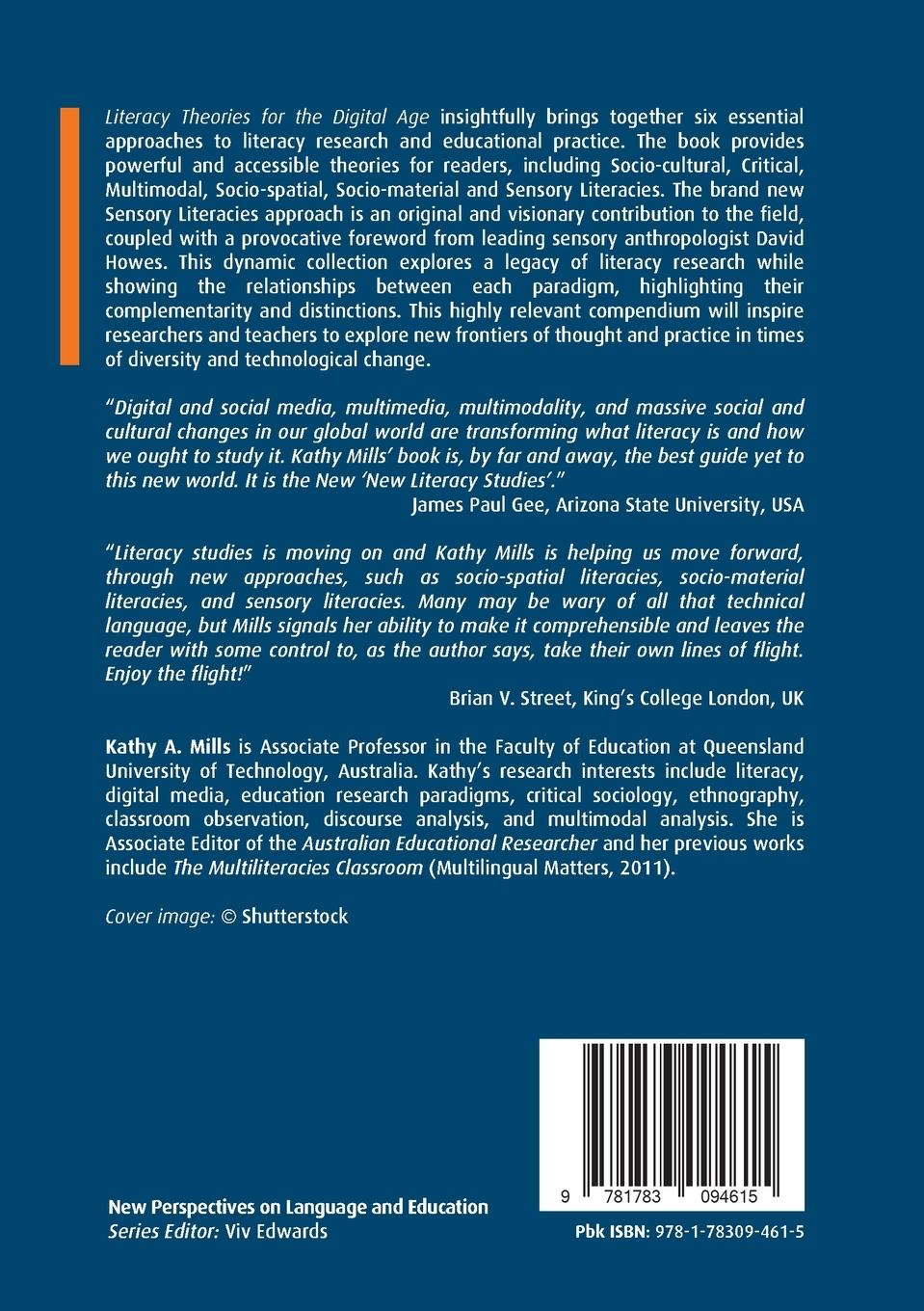 Rückseitencover Literacy Theories for the Digital Age