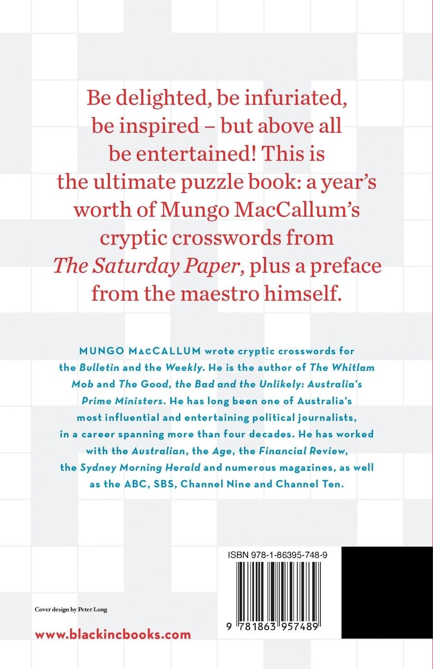 Rückseitencover Mungo's Cryptic Crosswords