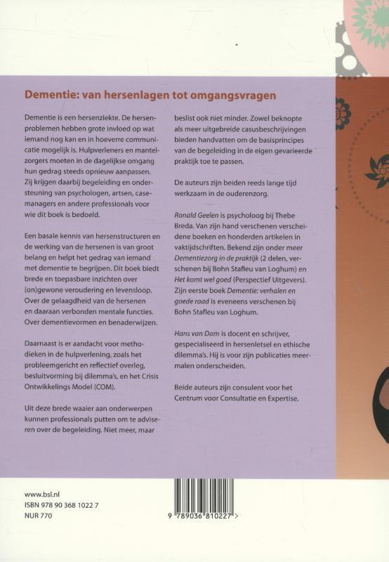 Rückseitencover Dementie: van hersenlagen tot omgangsvragen