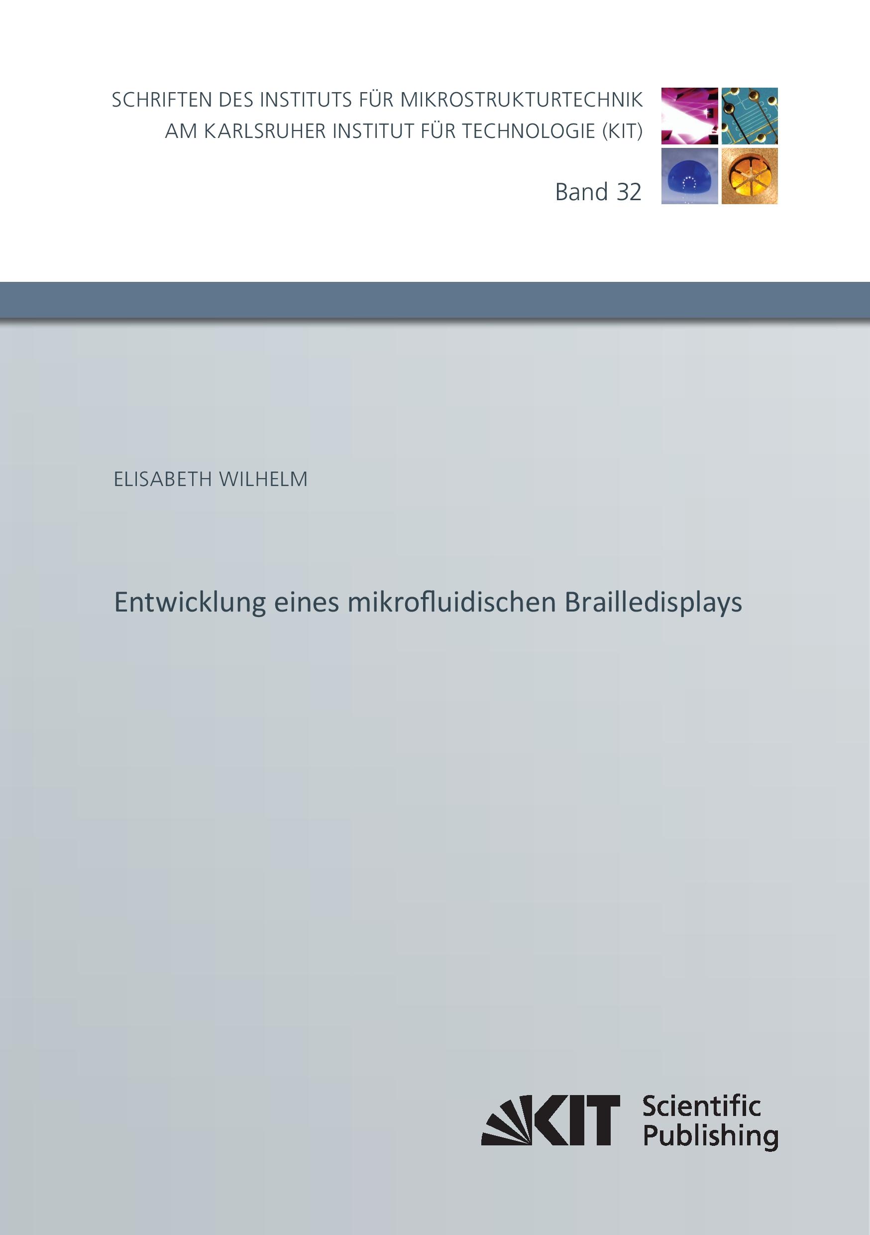 Vorderes Coverbild Entwicklung eines mikrofluidischen Brailledisplays