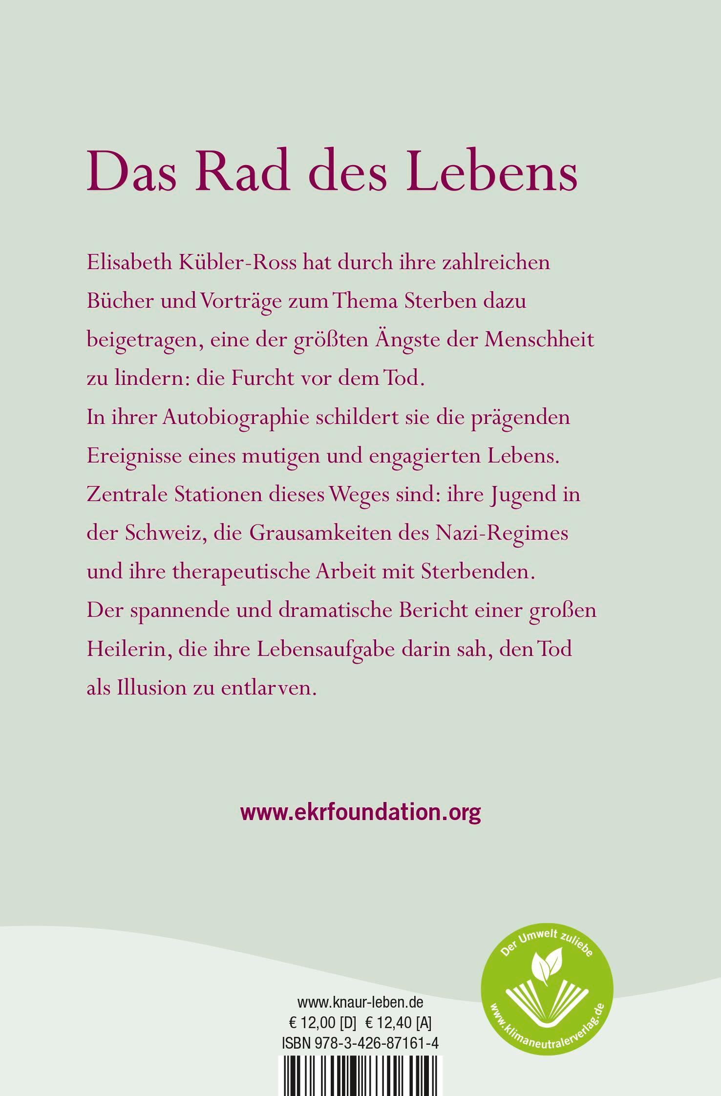 Rückseitencover Das Rad des Lebens