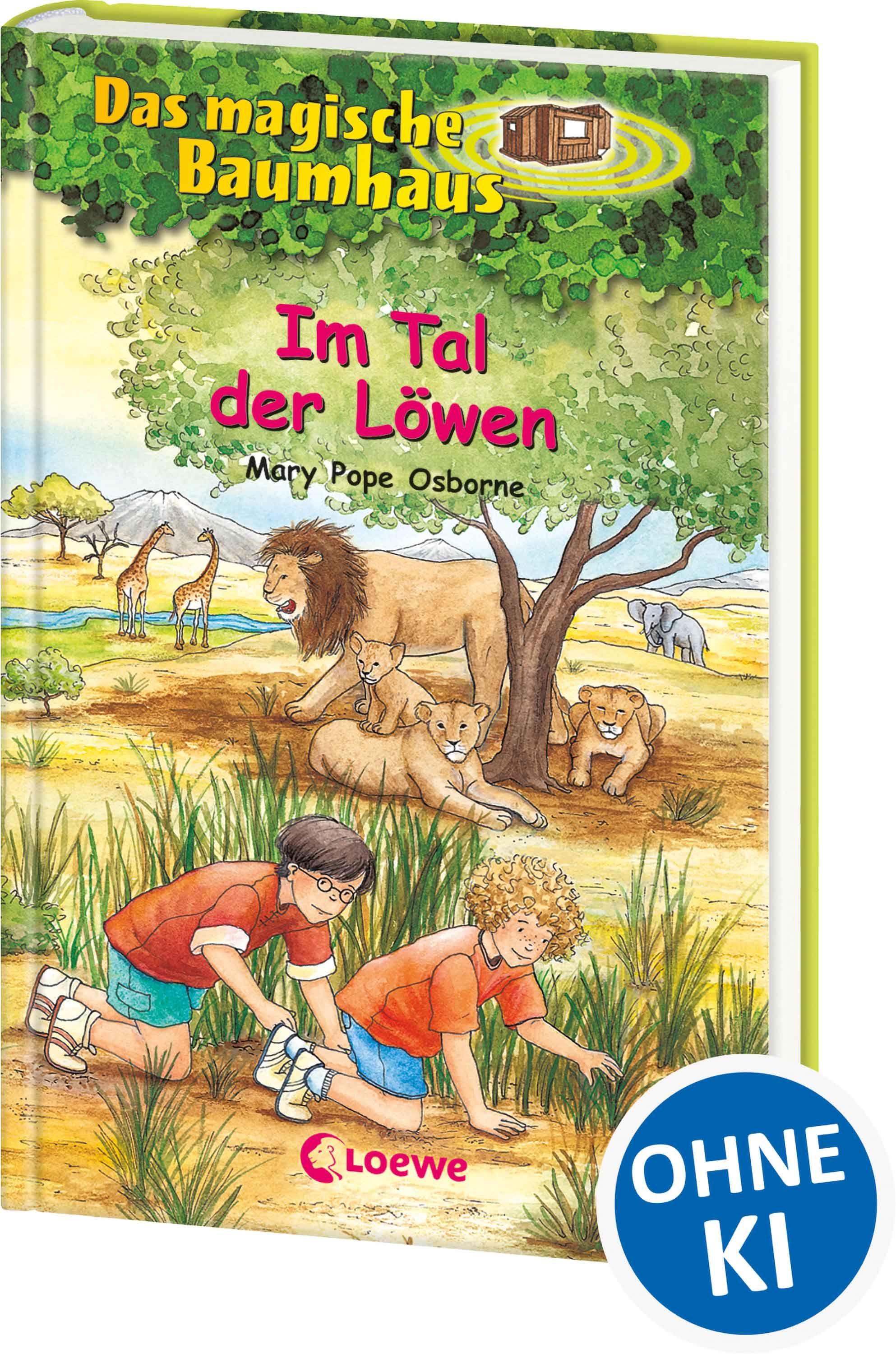 Vorderes Coverbild Das magische Baumhaus 11. Im Tal der Löwen