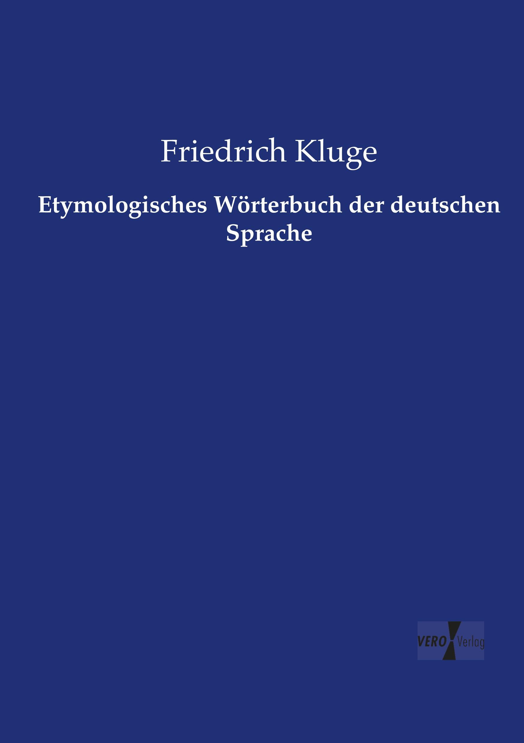 Vorderes Coverbild Etymologisches Wörterbuch der deutschen Sprache