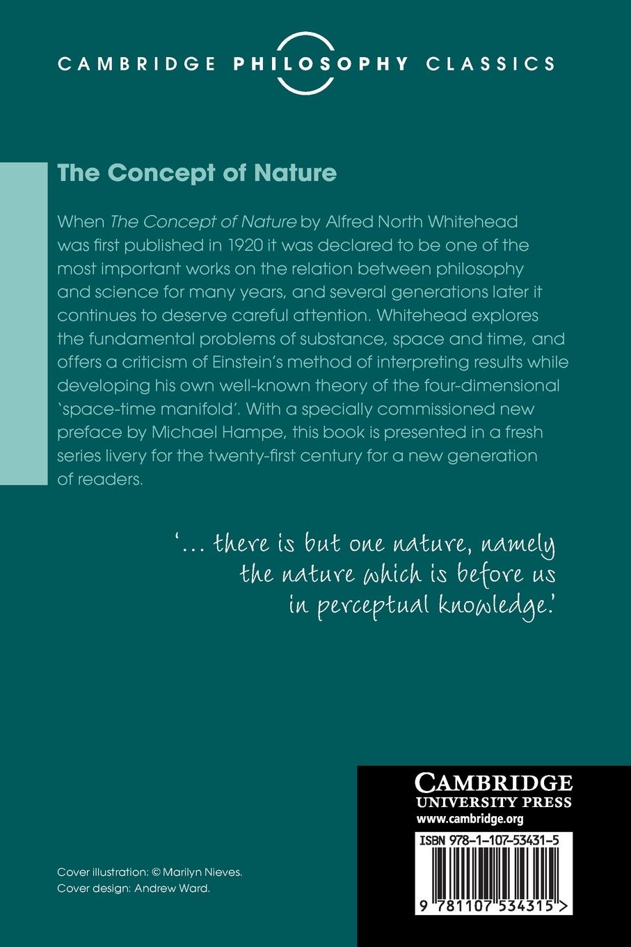 Rückseitencover The Concept of Nature