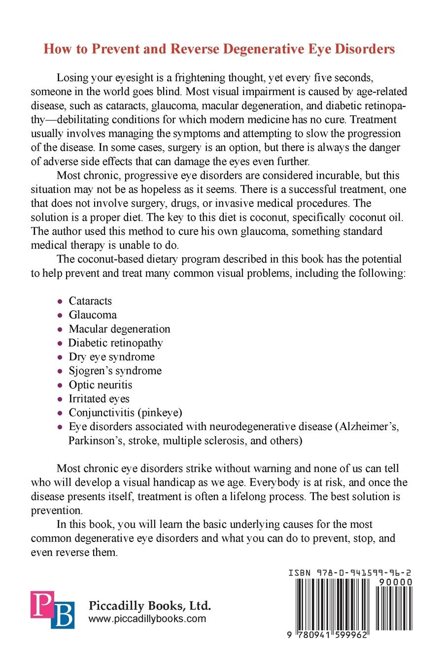 Rückseitencover Stop Vision Loss Now!