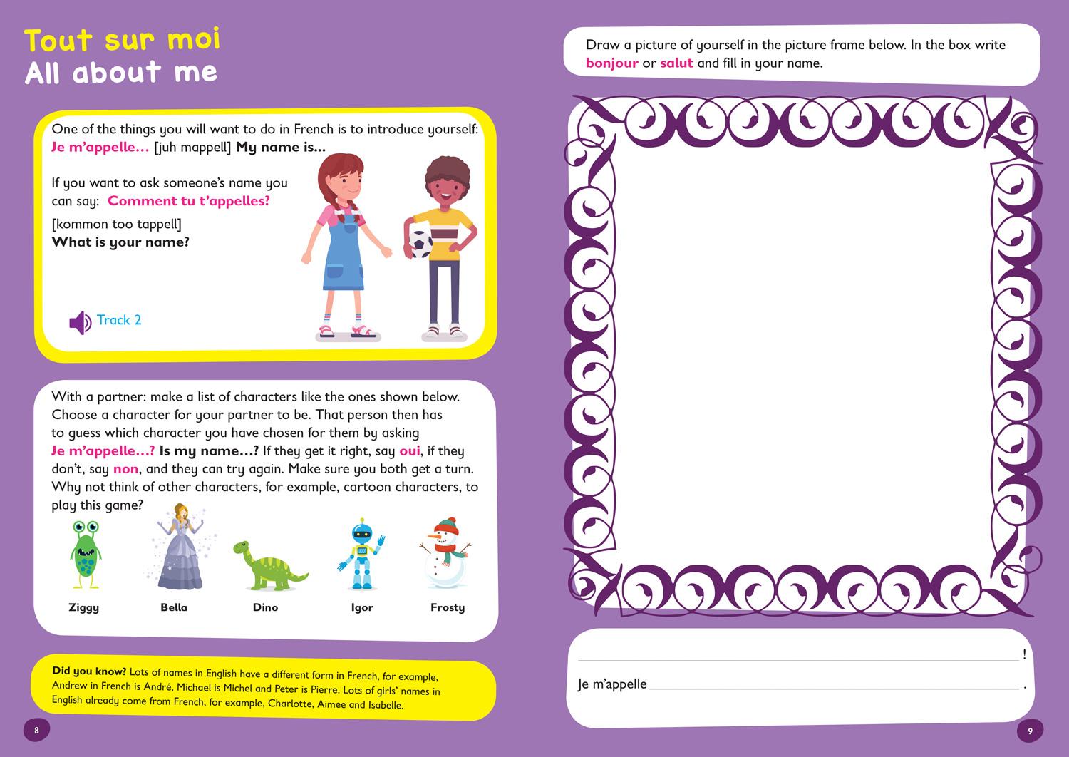 Beispielinhalt (Bild) French Ages 5-7