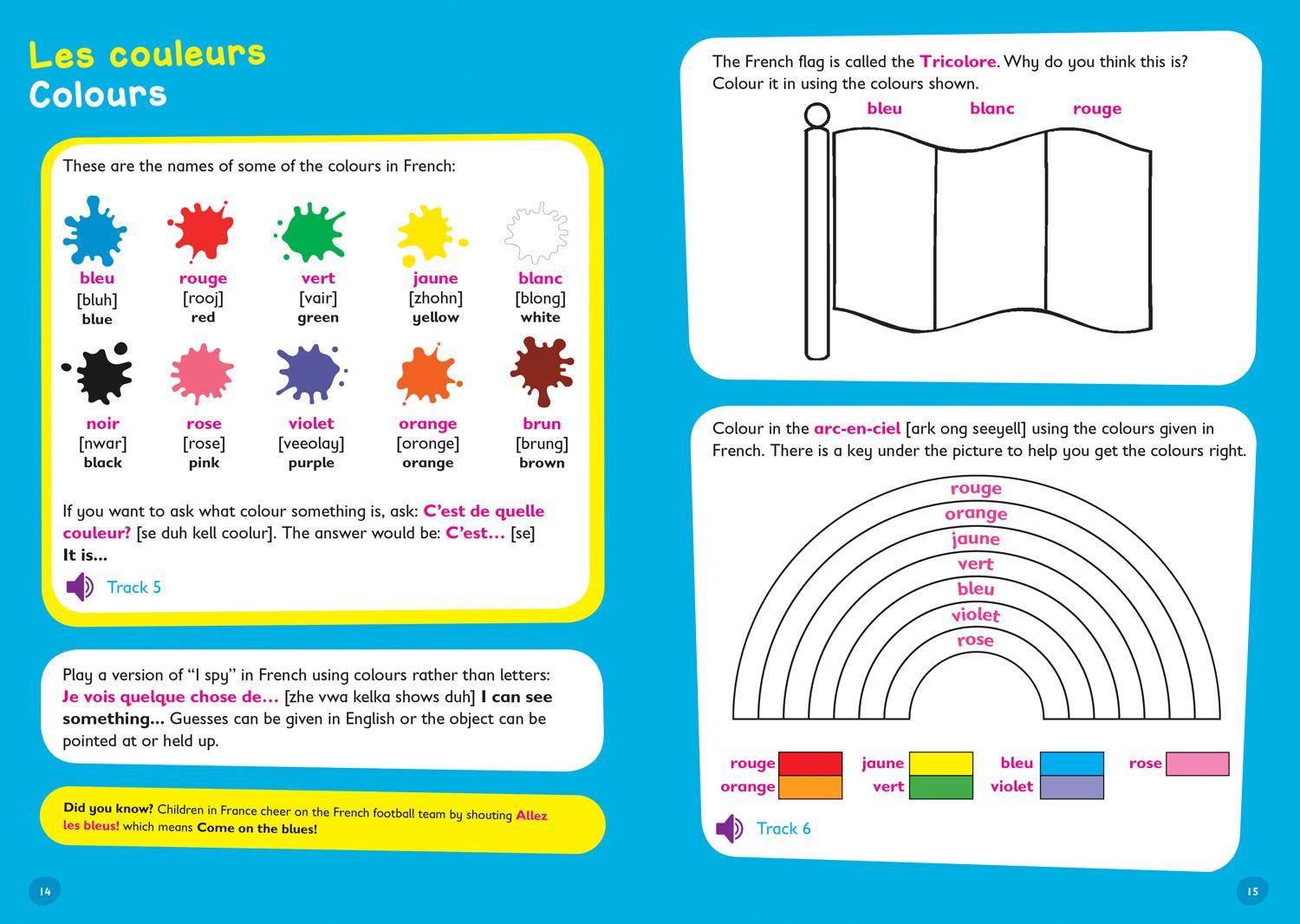 Beispielinhalt (Bild) French Ages 5-7