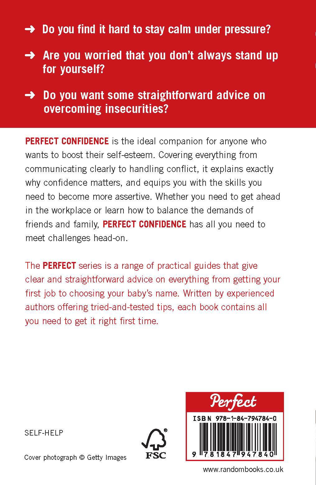 Rückseitencover Perfect Confidence