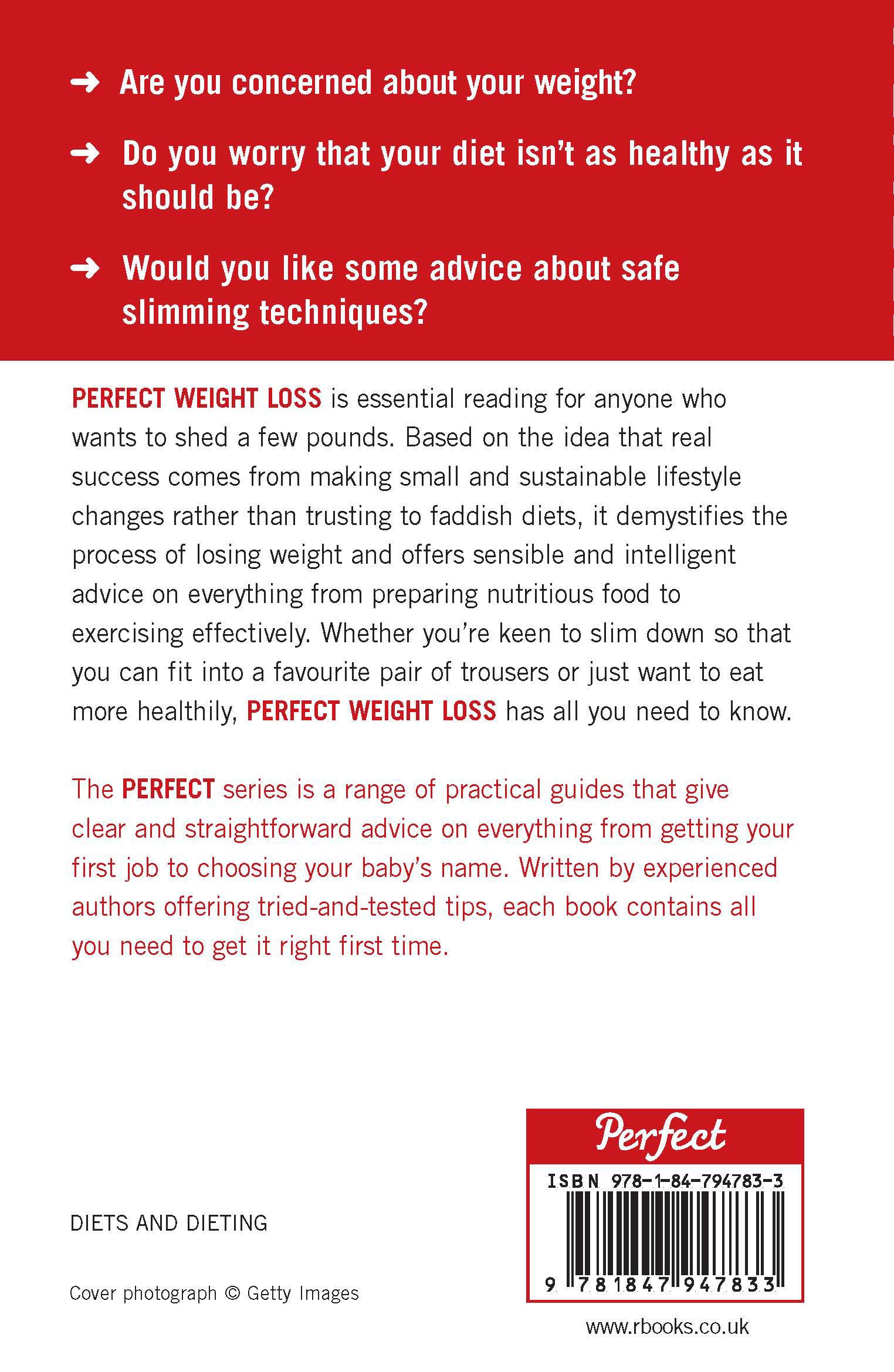 Rückseitencover Perfect Weight Loss