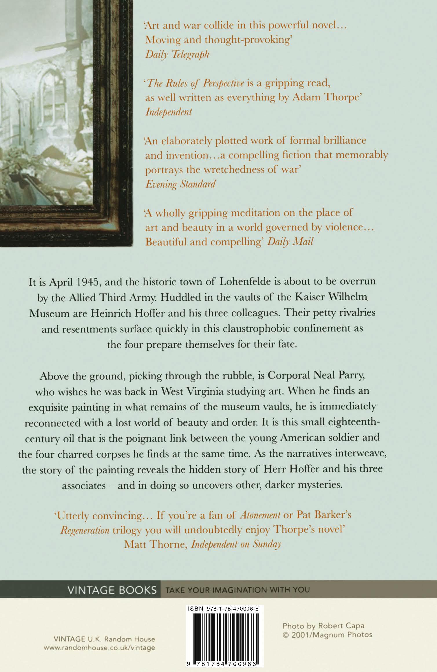 Rückseitencover The Rules Of Perspective