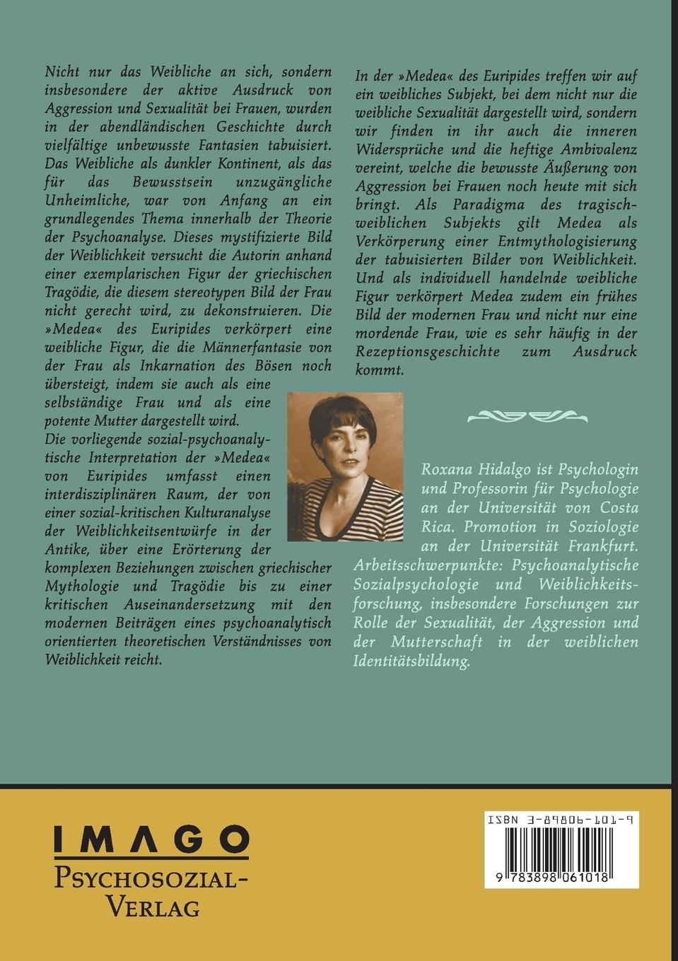 Rückseitencover Die Medea des Euripides