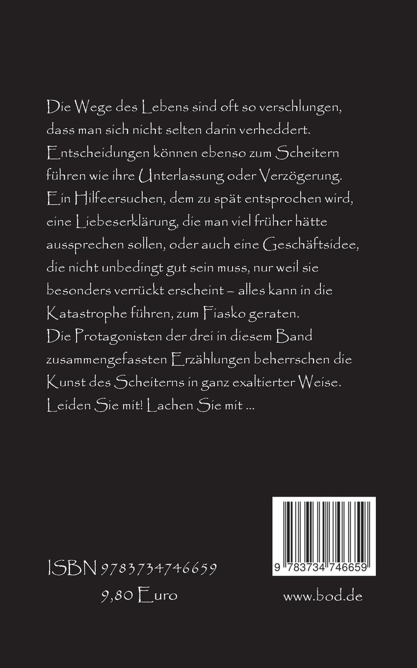 Rückseitencover Trilogie des Scheiterns