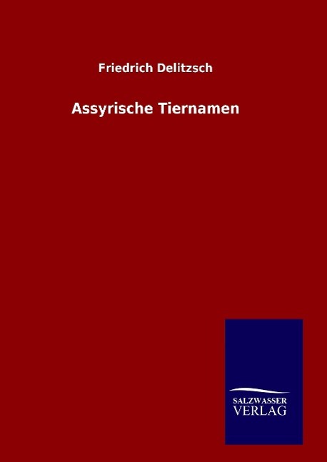 Vorderes Coverbild Assyrische Tiernamen