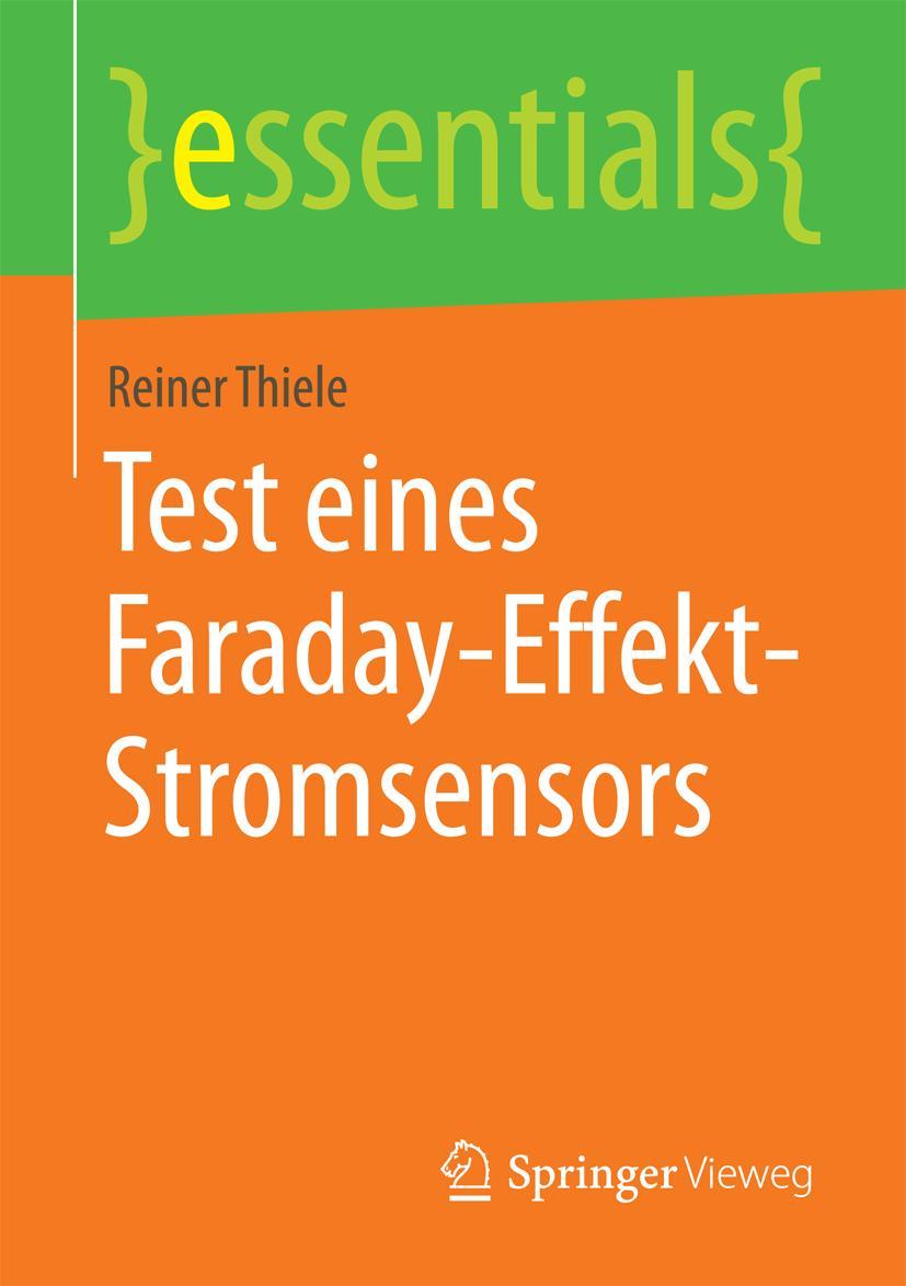 Vorderes Coverbild Test eines Faraday-Effekt-Stromsensors