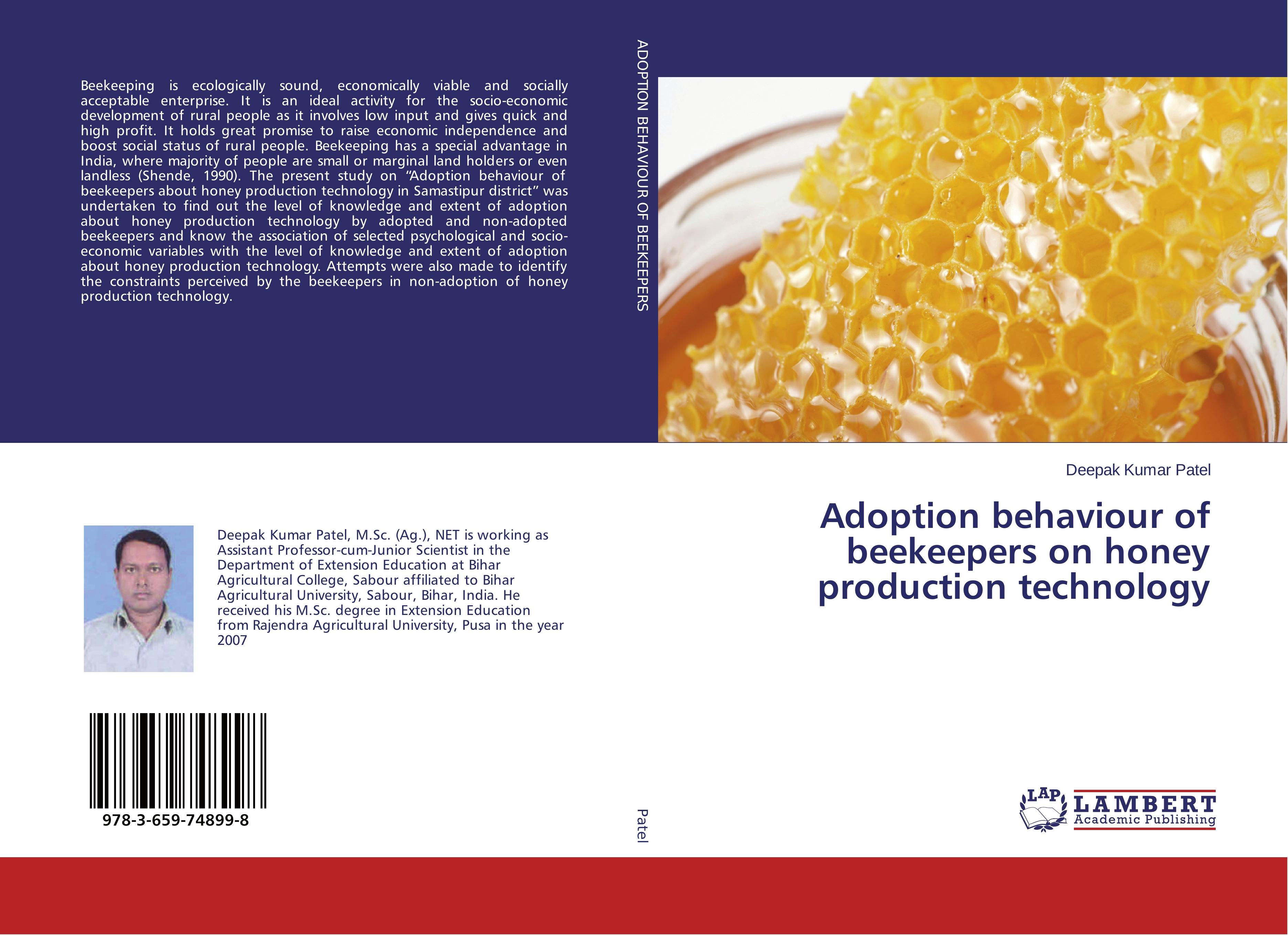 Vorderes Coverbild Adoption behaviour of beekeepers on honey production technology