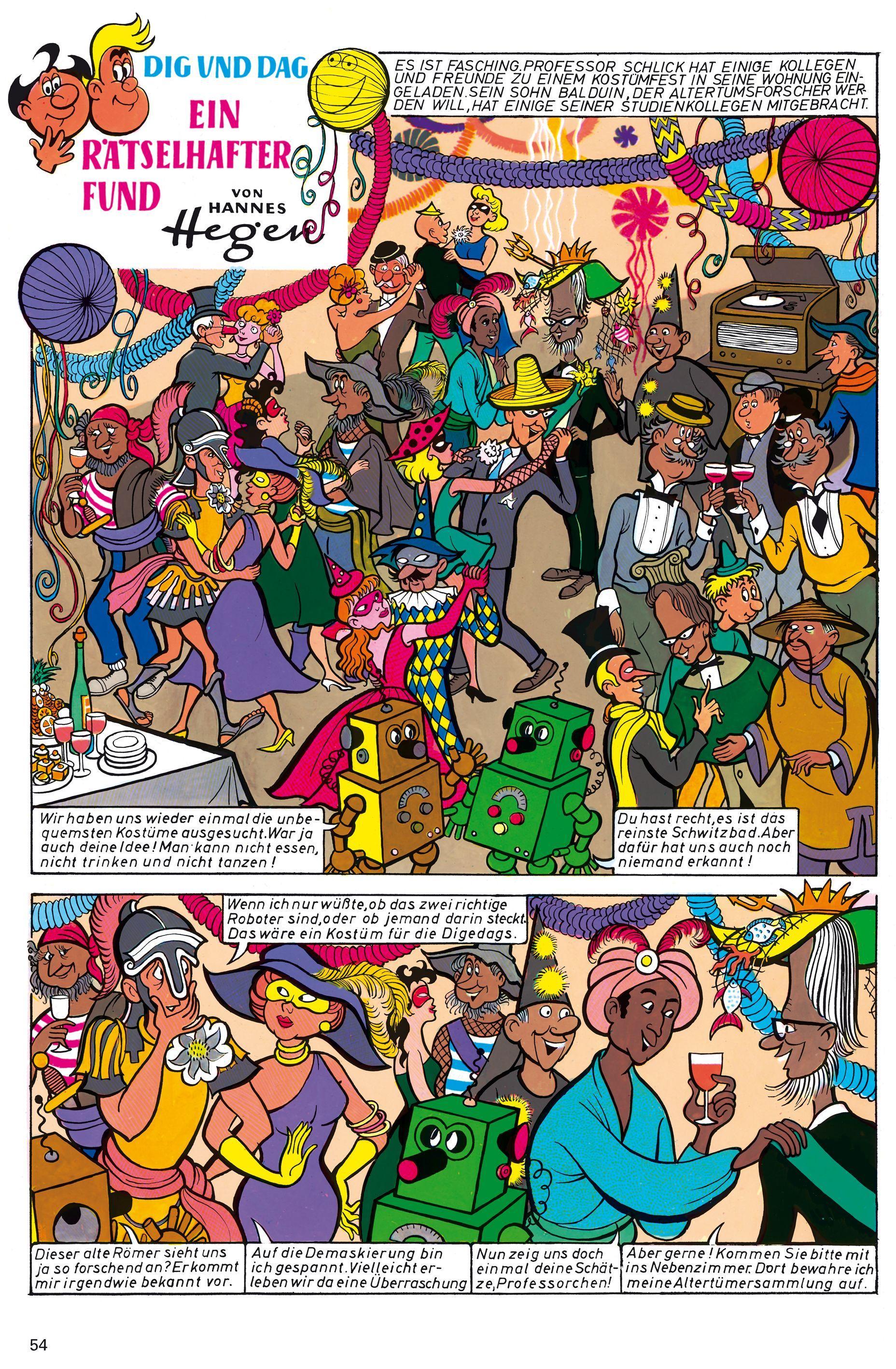 Beispielinhalt (Bild) Die Digedags. Weltraum-Serie 04. Ein rätselhafter Fund