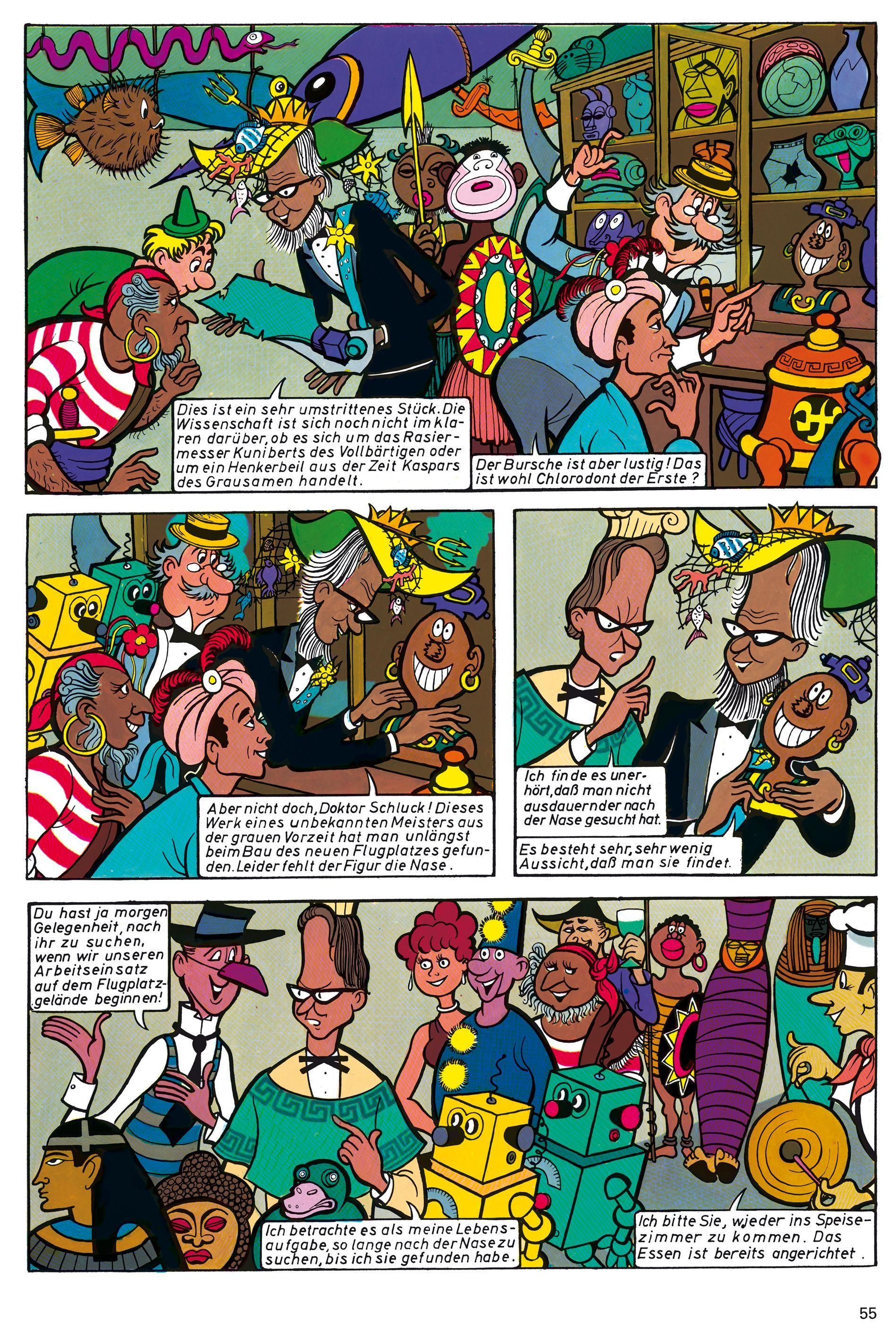 Beispielinhalt (Bild) Die Digedags. Weltraum-Serie 04. Ein rätselhafter Fund