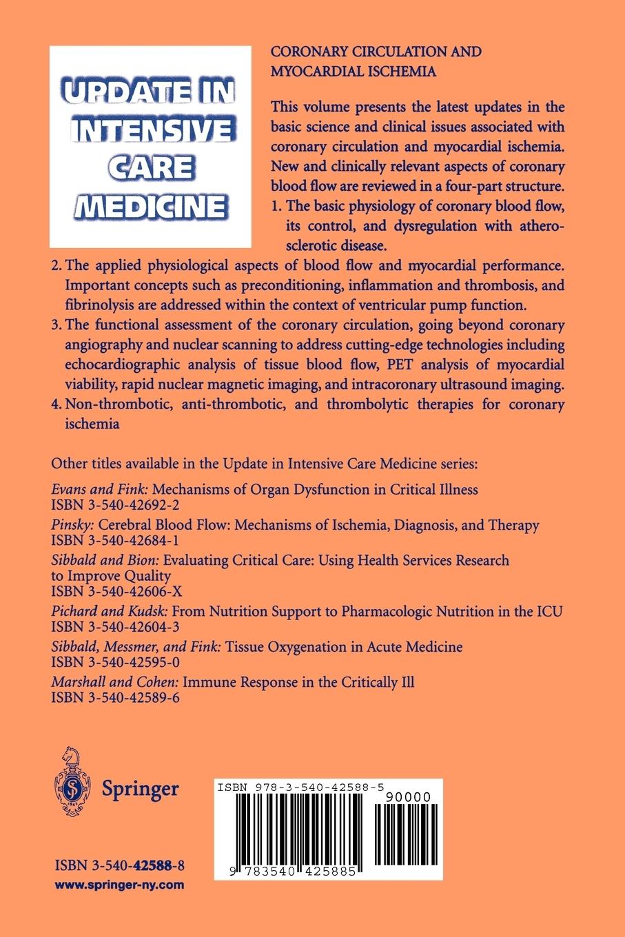Rückseitencover Coronary Circulation and Myocardial Ischemia