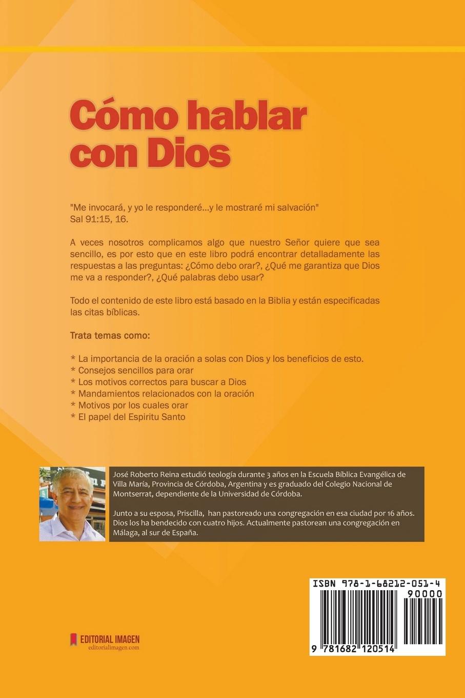 Rückseitencover Cómo Hablar Con Dios