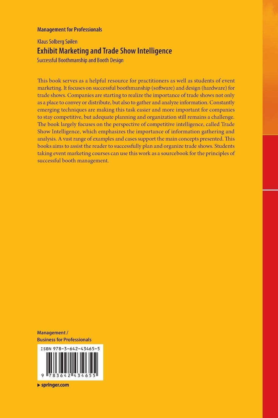 Rückseitencover Exhibit Marketing and Trade Show Intelligence